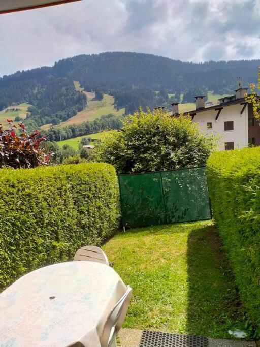 Charmant Studio + Jardin Vue Pistes Et Local Velo Praz-sur-Arly Buitenkant foto
